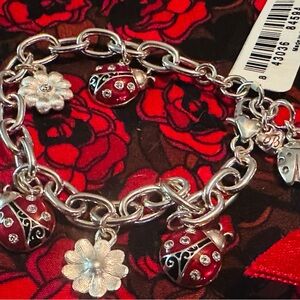 NWT Brighton Lucky Bug Charm Bracelet JB6203
